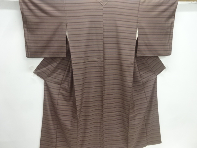 JAPANESE KIMONO / OMESHI KIMONO / WOVEN STRIPE